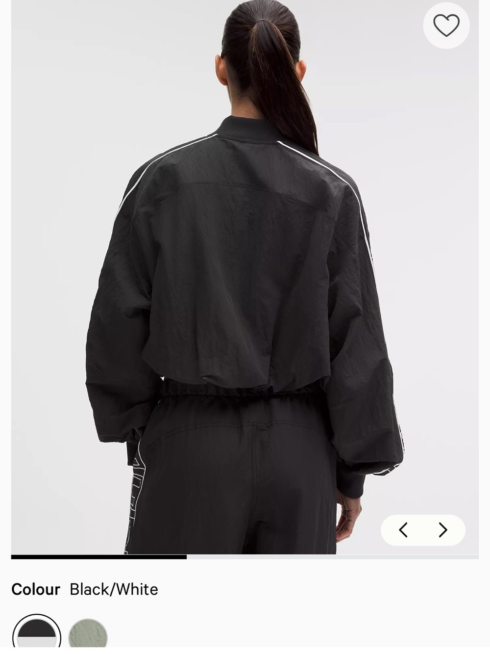 Authentic Lululemon athletica Women’s Crinkle Nylon Track Jacket Wordmark - Picture 12 of 16